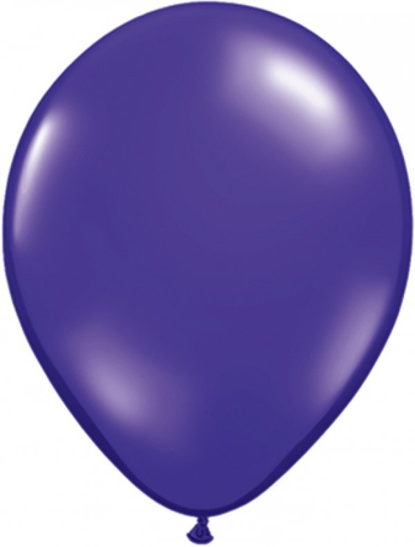 Latexballons Kristall Quarzviolett 10 Stk.