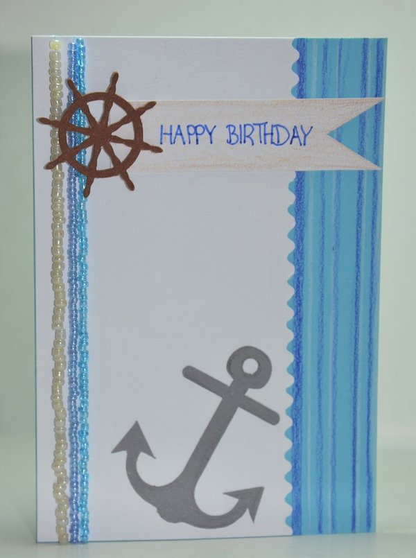 Grußkarte zum Geburtstag "Maritim Birthday"